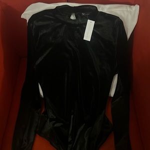 Black Velvet Bodysuit